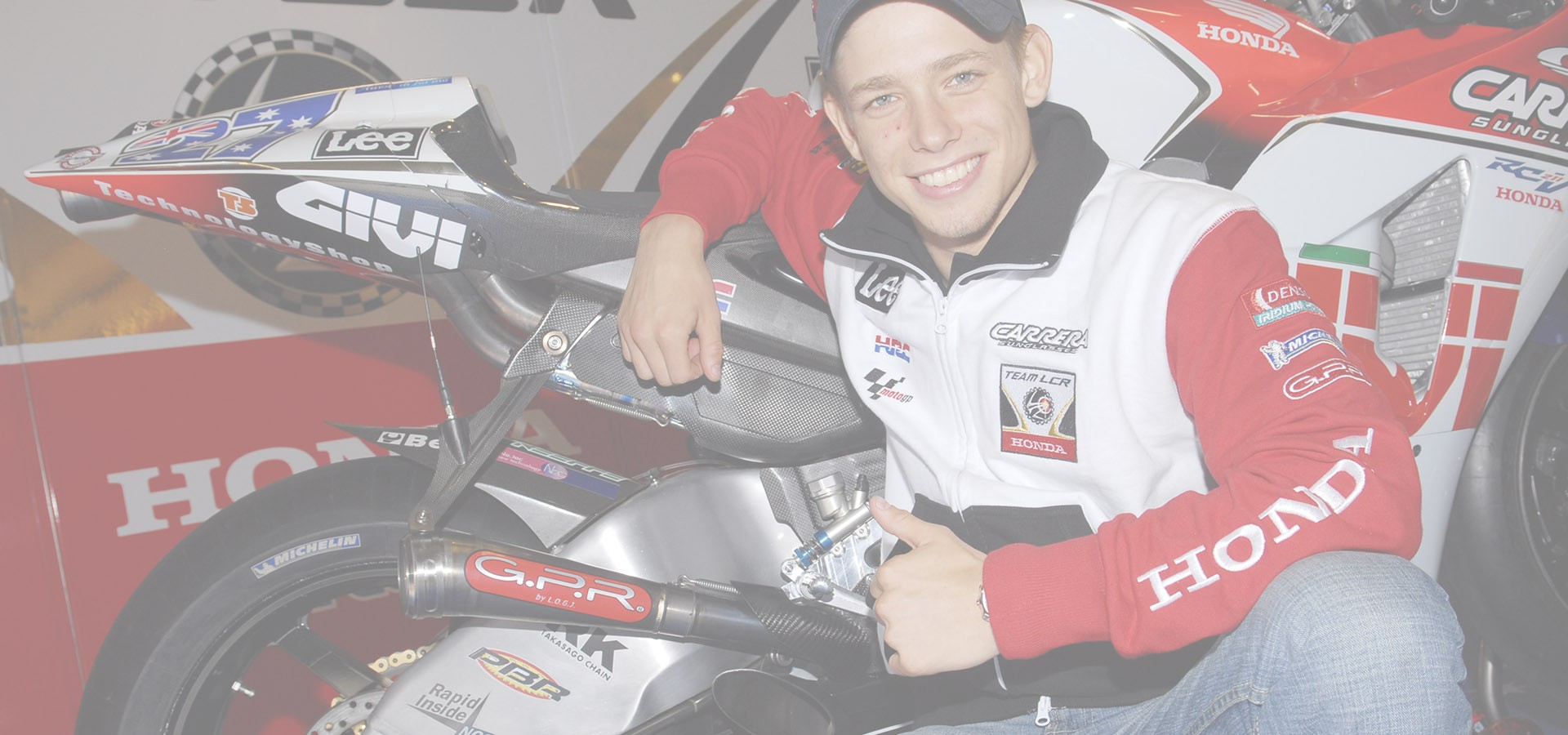 <B>CASEY STONER</B><BR>CHAMPIONNAT MOTOGP<BR>ÉQUIPE HONDA LCR 2006