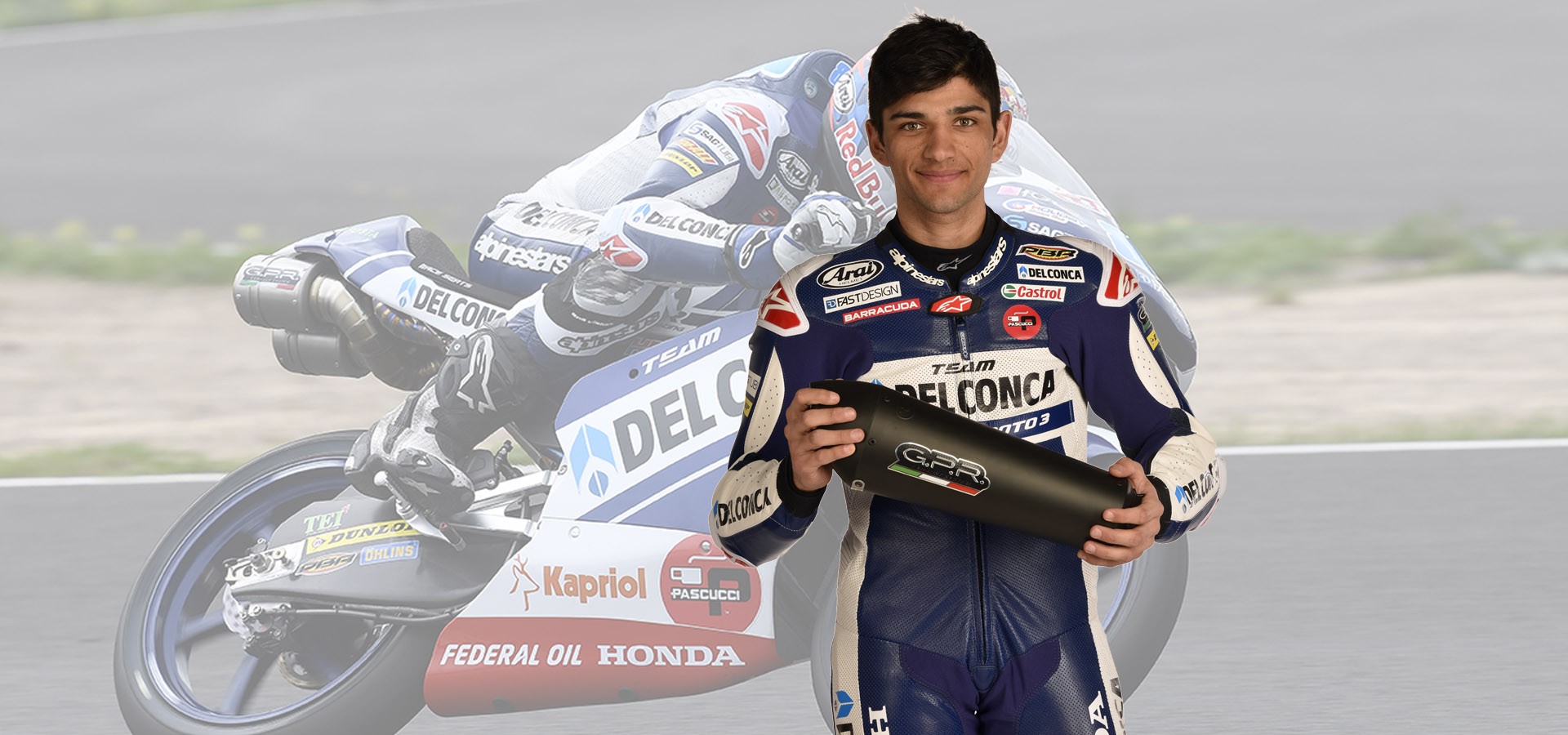 <B>JORGE MARTÍN</B><BR> CHAMPIONNAT DU MONDE MOTO3<BR>HONDA GRESINI 2018