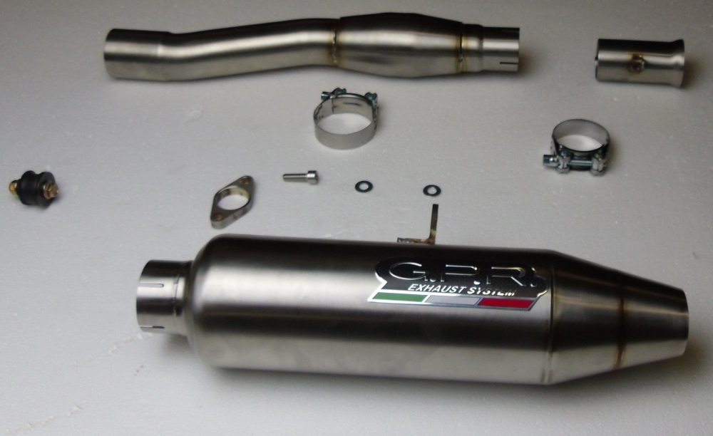 Pot echappement compatible avec Can Am Outlander 800 XMR 2012-2016, Deeptone Atv, Échappement légal, homologué,silencieux avec db killer amovible et tuyau de liaison spécifique 