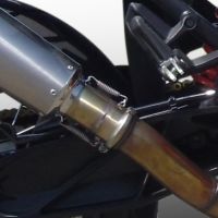 Pot echappement compatible avec Ktm LC 8 Super Adventure 1290 - S - R - T 2017-2020, Sonic Poppy, Échappement légal, homologué,silencieux avec db killer amovible et tuyau de liaison spécifique 