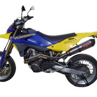 GPR pot echappement compatible avec  Swm Motorcycles RS 650 R  2017-2018, New Grand Prix Evo Titanium, Pot échappement homologué et légal, silencieux avec mi-collecteur, db killer amovible et catalyseur 