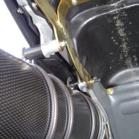 Pot echappement compatible avec Swm Motorcycles RS 650 R 2017-2018, Furore Nero, Pot échappement homologué et légal, silencieux avec mi-collecteur, db killer amovible et catalyseur 