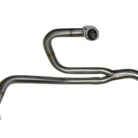 Pot echappement compatible avec Honda Africa Twin XRV 750 RD07 1993-2003, Decatalizzatore, Suppresseur de cataliseu, décatalyseurr, article sans homologation 
