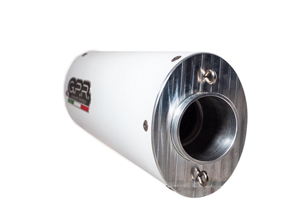 Pot echappement compatible avec Triumph Tiger 800 - Xr - Xc - Xrx - Xcx - Xrt - Xca 2017-2021, Albus Evo4, Échappement légal, homologué,silencieux avec db killer amovible et tuyau de liaison spécifique 