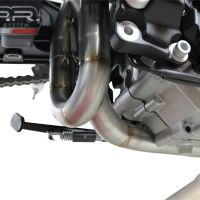 Pot echappement compatible avec Aprilia Shiver 900 2017-2020, Decatalizzatore, Suppresseur de cataliseu, décatalyseurr, article sans homologation 