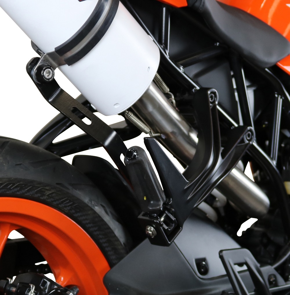 Pot echappement compatible avec Ktm Rc 125 2017-2020, M3 Inox , Échappement légal, homologué,silencieux avec catalyseur, db killer amovible et tuyau de liaison spécifique 