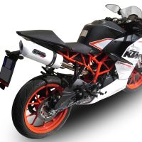 Pot echappement compatible avec Ktm Rc 390 2015-2016, Albus Ceramic, Échappement légal, homologué,silencieux avec db killer amovible et tuyau de liaison spécifique 