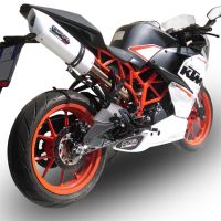 Pot echappement compatible avec Ktm Rc 390 2015-2016, Albus Ceramic, Échappement légal, homologué,silencieux avec db killer amovible et tuyau de liaison spécifique 