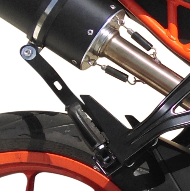 Pot echappement compatible avec Ktm Rc 390 2015-2016, Albus Ceramic, Échappement légal, homologué,silencieux avec db killer amovible et tuyau de liaison spécifique 