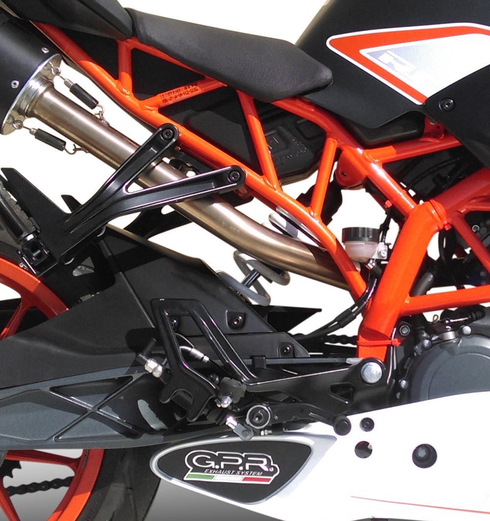 Pot echappement compatible avec Ktm Duke 390 2017-2020, Decatalizzatore, Suppresseur de cataliseu, décatalyseurr, article sans homologation 
