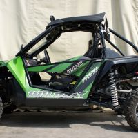 Pot echappement compatible avec Artic Cat Wild Cat 1000 2012-2014, Deeptone Atv, Échappement légal, homologué,silencieux avec db killer amovible et tuyau de liaison spécifique 