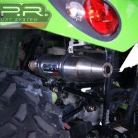 Pot echappement compatible avec Artic Cat Trv 700 2012-2016, Deeptone Atv, Échappement légal, homologué,silencieux avec db killer amovible 