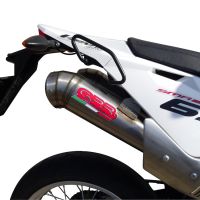 Pot echappement compatible avec Husqvarna TE 630 E - SMS 630 - Smr 630 2010-2014, Powercone Evo, Paire de pot d'échappement homologuées, livrées avec db killer amovible, catalyseurs et raccords spécifiques 
