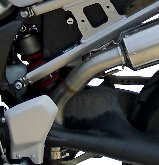Pot echappement compatible avec Yamaha Xt 1200 Z Supertenere 2010-2016, Decatalizzatore, Suppresseur de cataliseu, décatalyseurr 