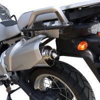 Pot echappement compatible avec Yamaha Xt 1200 Z Supertenere 2010-2016, Trioval, Échappement légal, homologué,silencieux avec db killer amovible et tuyau de liaison spécifique 