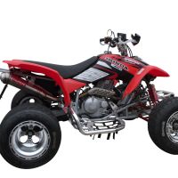 Pot echappement compatible avec Honda Trx 400 Sportrax EX 1999-2014, Powercone Evo, Échappement légal, homologué,silencieux avec db killer amovible et tuyau de liaison spécifique 