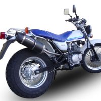 Pot echappement compatible avec Suzuki Rv 125 Van Van 2003-2017, Furore Nero, Pot Échappement slip-on homologué, légal, avec db killer amovible, tuyau de liaison et catalyseur 