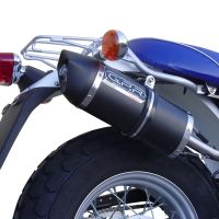 Pot echappement compatible avec Suzuki Rv 125 Van Van 2003-2017, Furore Nero, Pot Échappement slip-on homologué, légal, avec db killer amovible, tuyau de liaison et catalyseur 