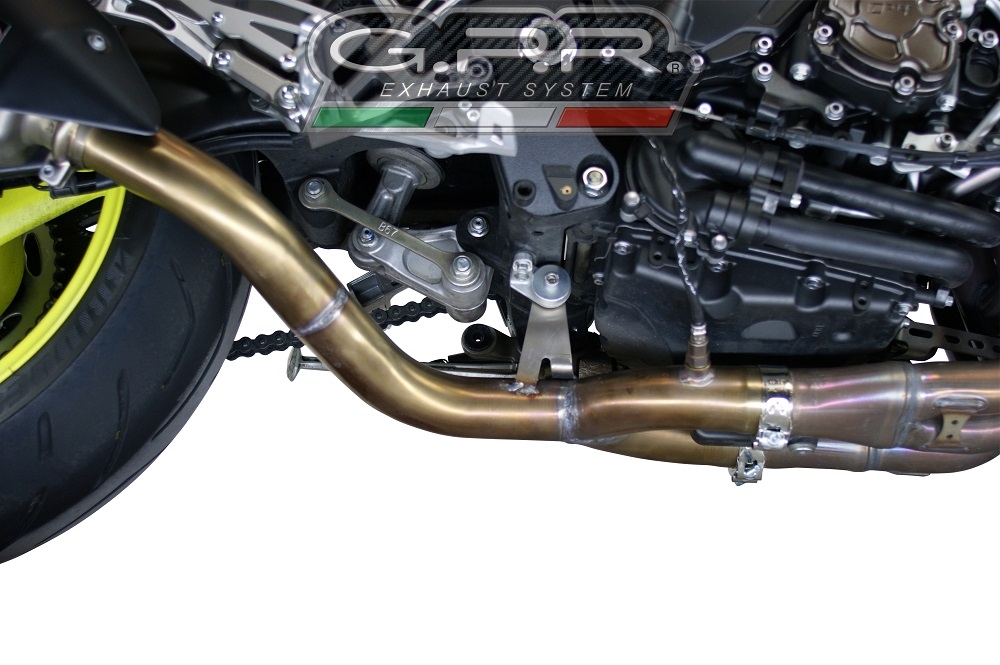 Pot echappement compatible avec Yamaha Mt-10 2016-2024, Decatalizzatore, Suppresseur de cataliseu, décatalyseurr, article sans homologation 