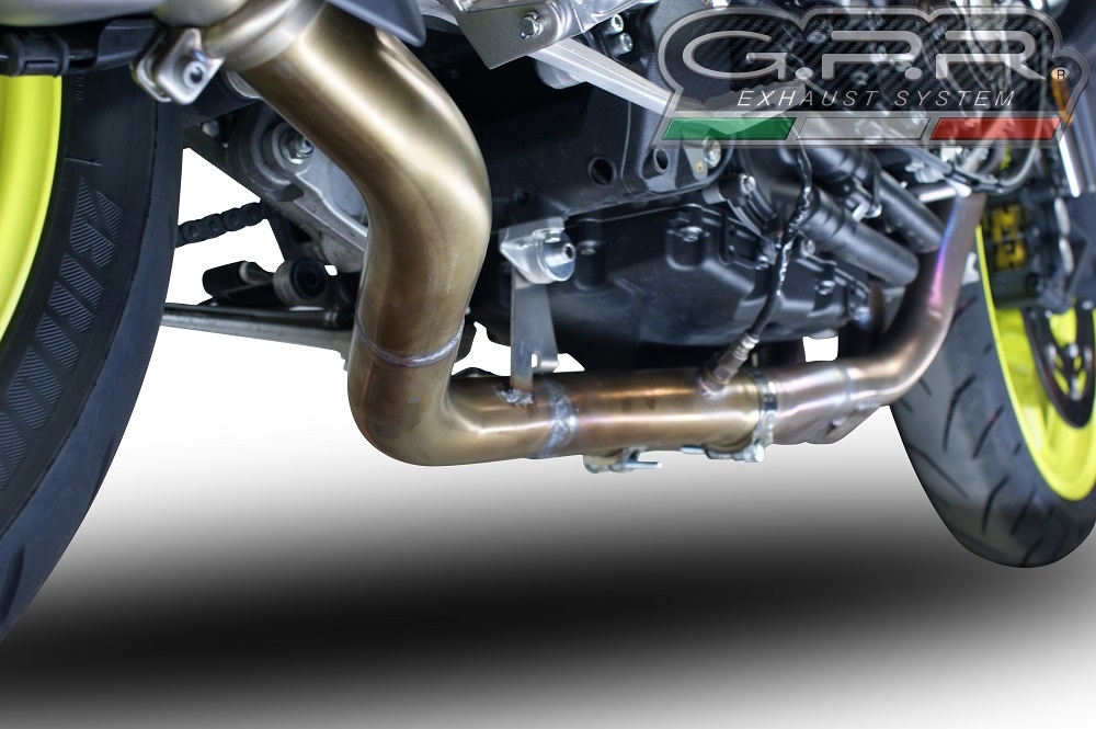 Pot echappement compatible avec Yamaha Mt-10 2016-2024, Decatalizzatore, Suppresseur de cataliseu, décatalyseurr, article sans homologation 