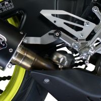 Pot echappement compatible avec Yamaha Mt-10 2016-2024, M3 Poppy , Échappement légal, homologué,silencieux avec db killer amovible et tuyau de liaison spécifique 