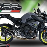 Pot echappement compatible avec Yamaha Mt-10 2016-2024, Furore Poppy, Système demi complet ,pot chappement racing,article sans homologation 
