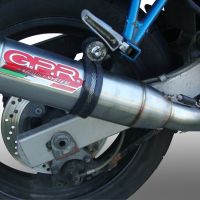 Pot echappement compatible avec Suzuki Gsf 650 Bandit - S 2005-2006, Deeptone Inox, Échappement légal, homologué,silencieux avec db killer amovible et tuyau de liaison spécifique 