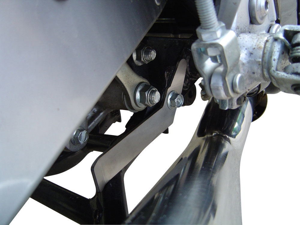 Pot echappement compatible avec Suzuki Gsx 600 F 1998-2005, Satinox , Échappement légal, homologué,silencieux avec db killer amovible et tuyau de liaison spécifique 