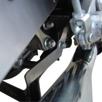 Pot echappement compatible avec Suzuki Gsx 600 F 1998-2005, Satinox , Échappement légal, homologué,silencieux avec db killer amovible et tuyau de liaison spécifique 