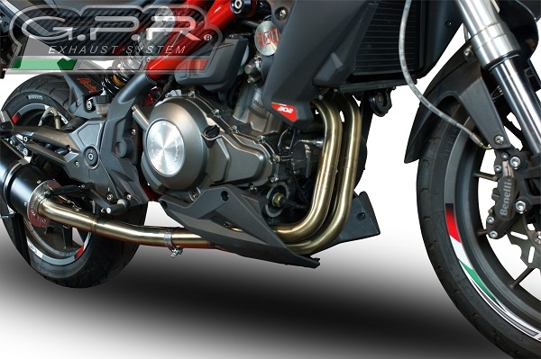 Pot echappement compatible avec Benelli Bn 302 S 2015-2020, Decatalizzatore, Suppresseur de cataliseu, décatalyseurr, article sans homologation 