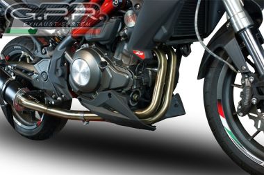 Pot echappement compatible avec Benelli Bn 302 S 2015-2020, Decatalizzatore, Suppresseur de cataliseu, décatalyseurr, article sans homologation 