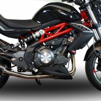 Pot echappement compatible avec Benelli Bn 302 S 2015-2020, Decatalizzatore, Suppresseur de cataliseu, décatalyseurr, article sans homologation 