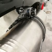 Pot echappement compatible avec Beta Motard 4.0 T2 Vers 11 2005-2016, Furore Poppy, Homologué et légal, système d'échappement complet avec catalyseur et db killer amovible 