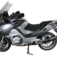 GPR pot echappement compatible avec  Bmw R 1200 Rt 2009-2013, Furore Nero, Échappement légal, homologué,silencieux avec db killer amovible et tuyau de liaison spécifique 