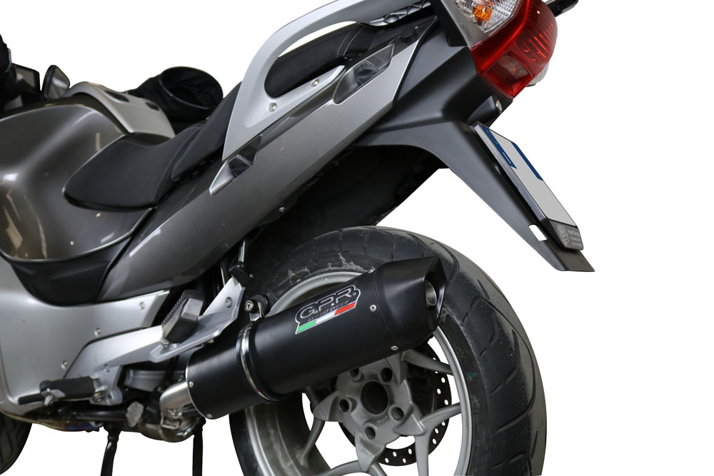 Pot echappement compatible avec Bmw R 1200 R 2006-2010, Furore Nero, Échappement légal, homologué,silencieux avec db killer amovible et tuyau de liaison spécifique 