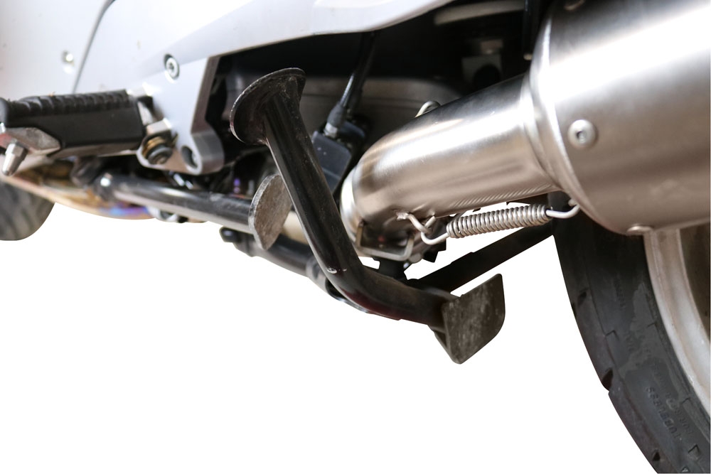 Pot echappement compatible avec Bmw R 1200 R 2006-2010, Gpe Ann. titanium, Échappement légal, homologué,silencieux avec db killer amovible et tuyau de liaison spécifique 