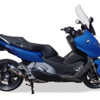 GPR pot echappement compatible avec  Bmw C 600 Sport 2012-2016, New Grand Prix Evo Titanium, Échappement légal, homologué,silencieux avec db killer amovible et tuyau de liaison spécifique 