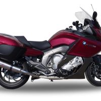 GPR pot echappement compatible avec  Bmw K 1600 Gt 2010-2016, New Grand Prix Evo Titanium, Paire de pot d'échappement homologuées, livrées avec db killer amovible et raccords spécifiques 