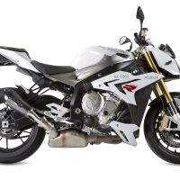 GPR pot echappement compatible avec  Bmw S 1000 R -M 2014-2016, New Grand Prix Evo Poppy, Échappement légal, homologué,silencieux avec db killer amovible et tuyau de liaison spécifique 