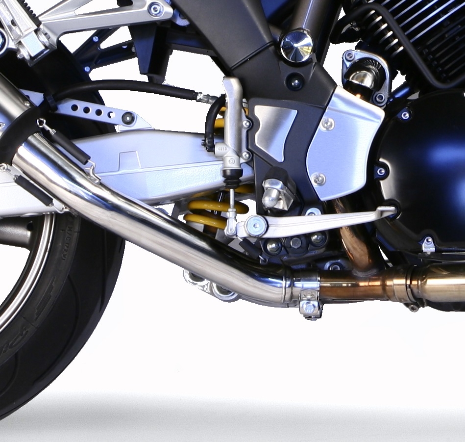 Pot echappement compatible avec Yamaha Bt Bulldog 1100 2002-2007, Trioval, Paire de pot d'échappement homologuées, livrées avec db killer amovible, catalyseurs et raccords spécifiques 
