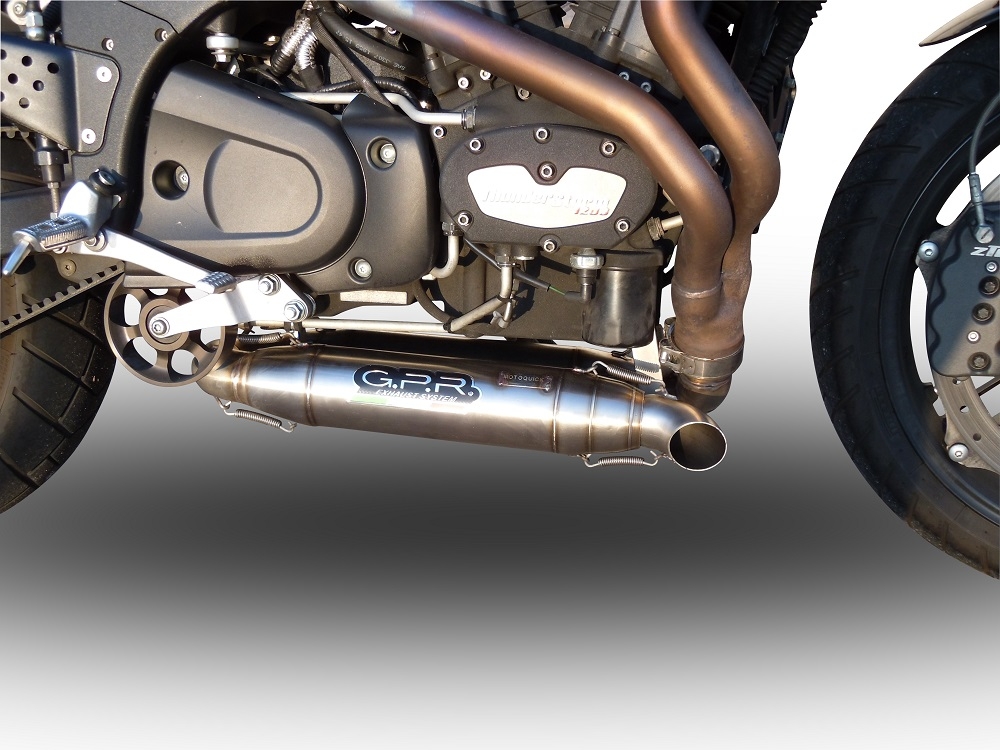 Pot echappement compatible avec Buell Xb 9 2008-2012, Deeptone Inox, Paire de pot d'échappement homologuées, livrées avec db killer amovible, catalyseurs et raccords spécifiques 