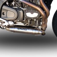Pot echappement compatible avec Buell Xb 9 2008-2012, Deeptone Inox, Paire de pot d'échappement homologuées, livrées avec db killer amovible, catalyseurs et raccords spécifiques 