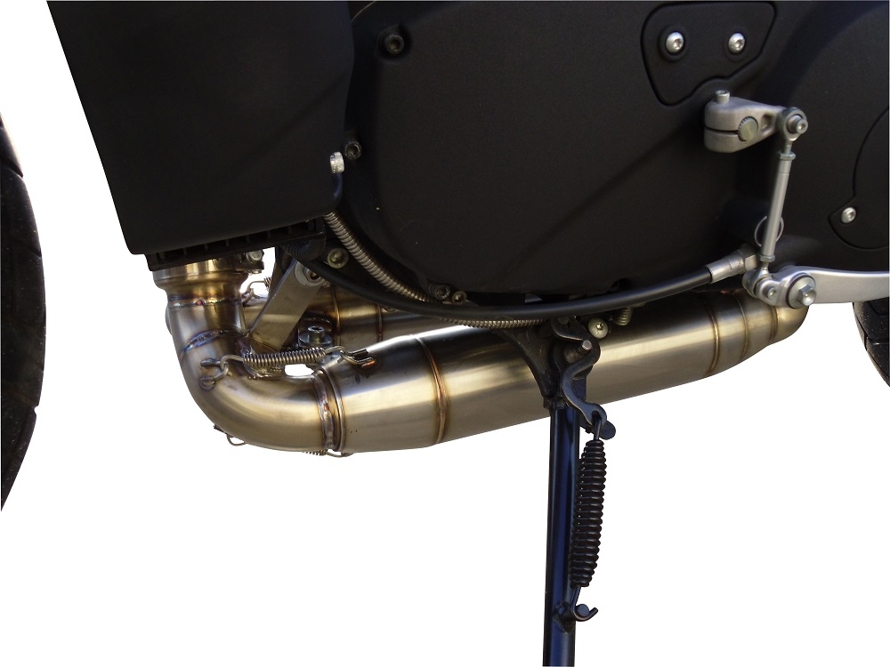 Pot echappement compatible avec Buell Xb 9 2008-2012, Deeptone Inox, Paire de pot d'échappement homologuées, livrées avec db killer amovible, catalyseurs et raccords spécifiques 