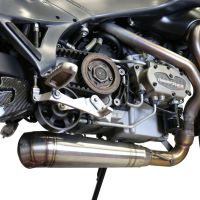 Pot echappement compatible avec Buell X 1 1999-2002, Powercone Evo, Échappement légal, homologué,silencieux avec db killer amovible et tuyau de liaison spécifique 