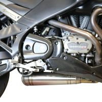 Pot echappement compatible avec Buell X 1 1999-2002, Powercone Evo, Échappement légal, homologué,silencieux avec db killer amovible et tuyau de liaison spécifique 