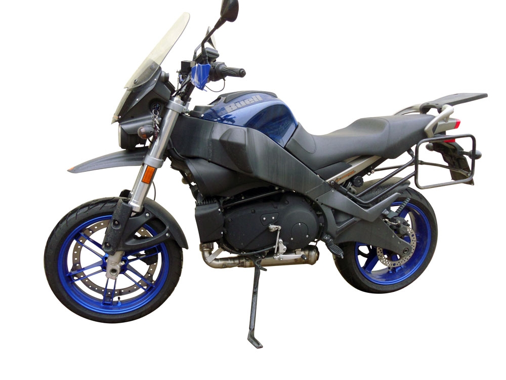 Pot echappement compatible avec Buell X 1 1999-2002, Powercone Evo, Échappement légal, homologué,silencieux avec db killer amovible et tuyau de liaison spécifique 