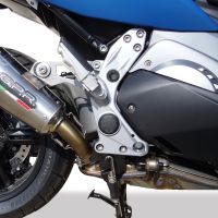 GPR pot echappement compatible avec  Bmw C 600 Sport 2012-2016, New Grand Prix Evo Titanium, Échappement légal, homologué,silencieux avec db killer amovible et tuyau de liaison spécifique 