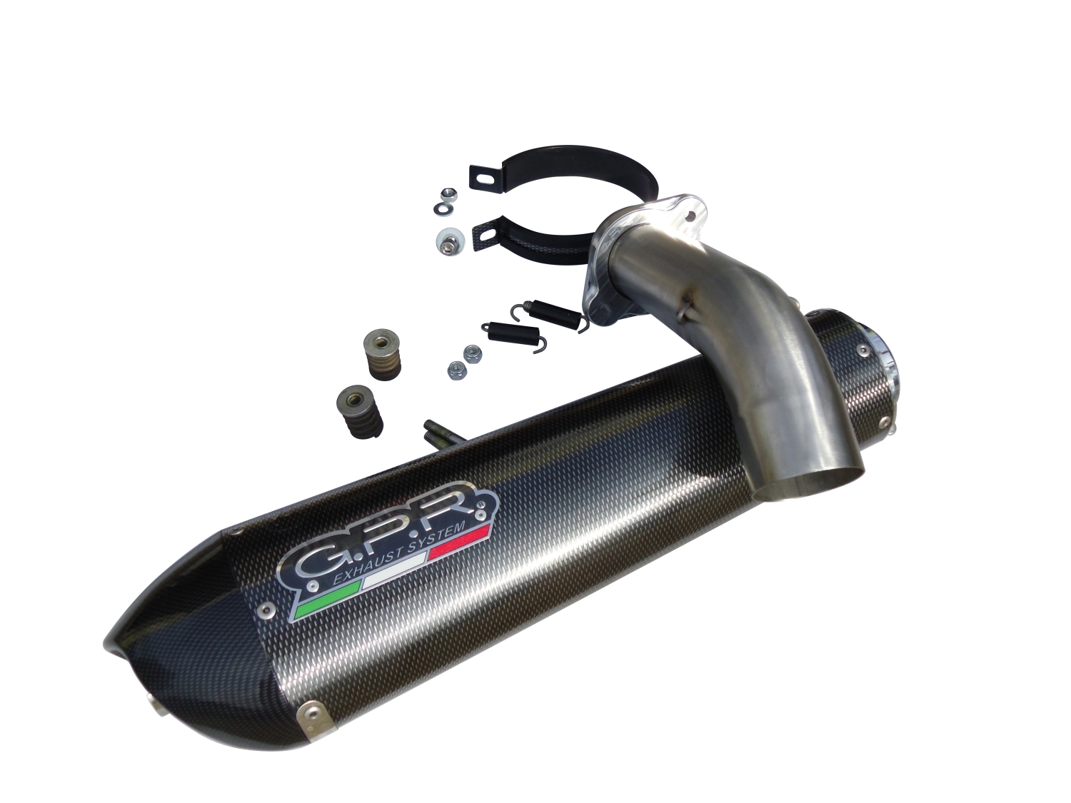 Pot echappement compatible avec Can Am Spyder 1000 St -Sts 2013-2016, Gpe Ann. Poppy, Échappement légal, homologué,silencieux avec db killer amovible et tuyau de liaison spécifique 