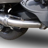 Pot echappement compatible avec Can Am Spyder 1000 Rs -RSs 2013-2016, Gpe Ann. titanium, Échappement légal, homologué,silencieux avec catalyseur, db killer amovible et tuyau de liaison spécifique 