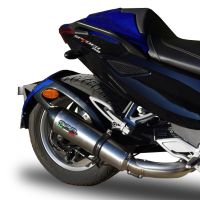 Pot echappement compatible avec Can Am Spyder 1000 i.e. Rs 2008-2012, Gpe Ann. titanium, Échappement légal, homologué,silencieux avec catalyseur, db killer amovible et tuyau de liaison spécifique 